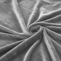 Pokrowiec Na Kanapę Siedzisko Jasno Szary Welur 95-135 [22Sl2]