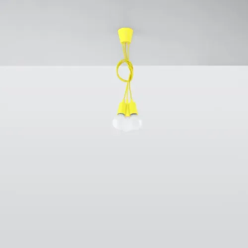 Lampa wisząca DIEGO 3 żółta na Arena.pl