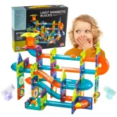 KLOCKI MAGENTYCZNE ŚWIECĄCE TOR KULKOWY ZESTAW XL