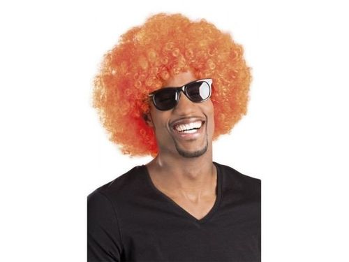 Peruka afro pomarańczowa na Arena.pl