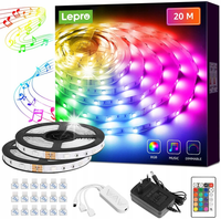 Lepro Taśma LED 20 m (2 x 10 m), muzyczny łańcuch