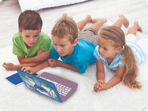 Dwujęzyczny laptop edukacyjny Lexibook Stitch pol/ang komputerek dla dzieci na Arena.pl