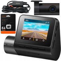 Kamera samochodowa 70mai Wideorejestrator A200 + tylna RC11 + parking+ 64GB