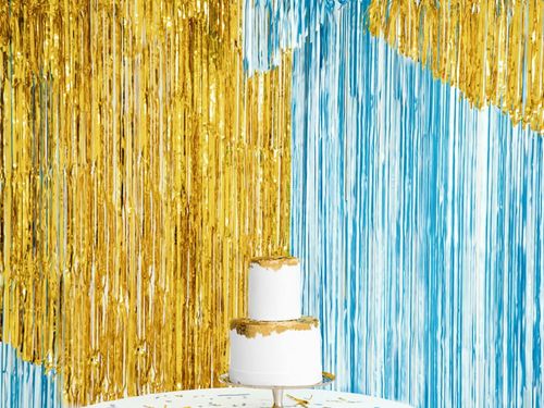 Kurtyna Party, niebieski, 100x200cm na Arena.pl