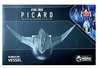 model kolekcjonerski statku eaglemoss star trek picard romulan vessel 24cm