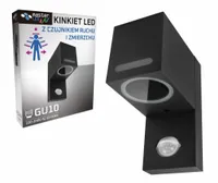 LAMPA kinkiet GU10 OGRODOWY zewnętrzna CZUJNIK RUCHU