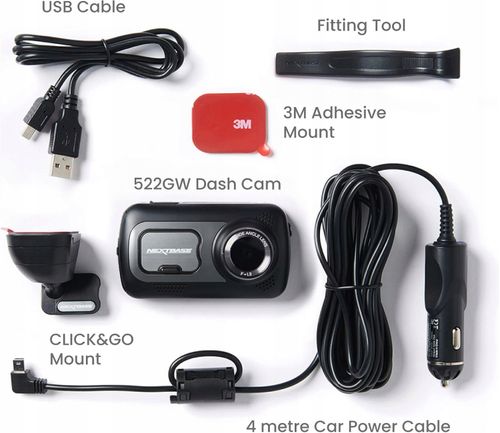 Rejestrator samochodowy Nextbase 522GW QHD 64GB na Arena.pl