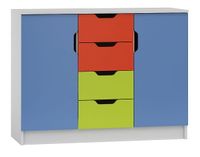 MIŁOSZ N12 komoda dla dziecka 120x47 w.82