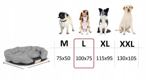 Legowisko dla Psa Posłanie Koszyk Wodoodporne + Imię 100x75cm Różne na Arena.pl