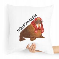 Poduszka Zabawny Prezent Morsowałem Z Nadrukiem Ze Zdjęciem