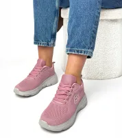 Różowe sportowe sneakersy z miękką wkładką Lucia 41