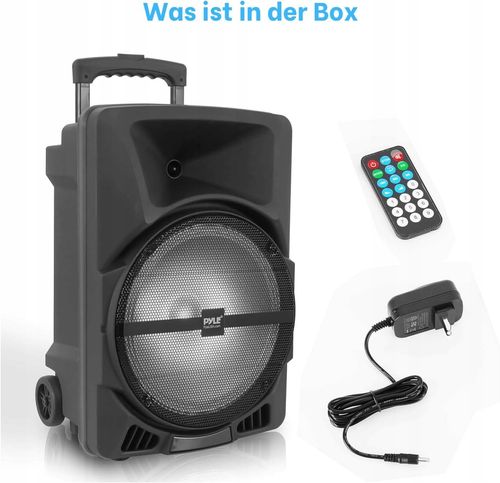 GŁOŚNIK BEZPRZEWODOWY BLUETOOTH SUPER BASS PYLE 800W Partybox PPHP1544B HIT na Arena.pl