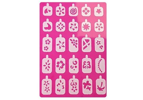 ZESTAW DO MALOWANIA PAZNOKCI BROKAT DOZOWNIK WZORY na Arena.pl