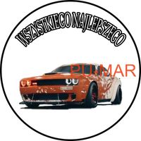 Opłatek na tort Dodge Challenger Viper Ram Charger Tekst Gratis Gruby 20 cm