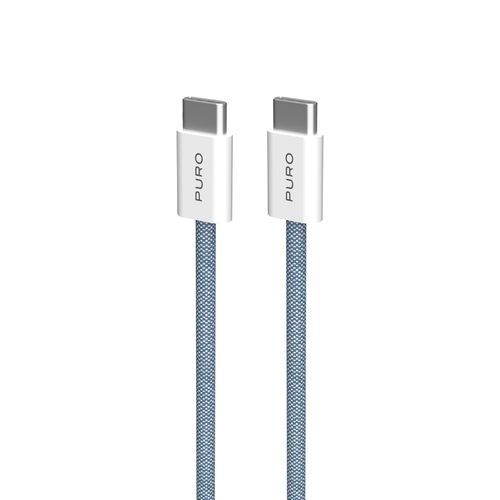 Kabel przewód USB-C 60W 1.5m - niebieski na Arena.pl
