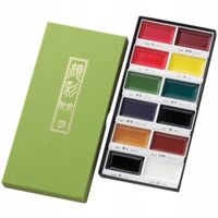 Farby akwarelowe Kuretake wielokolorowy 12 szt. 3 ml