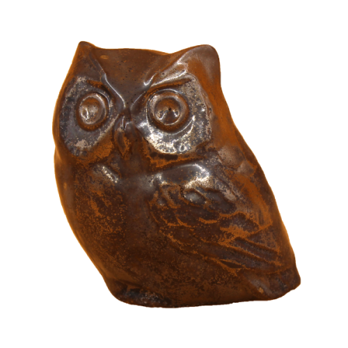 Figurka dekoracyjna - sowa ceramiczna zdjęcie 1