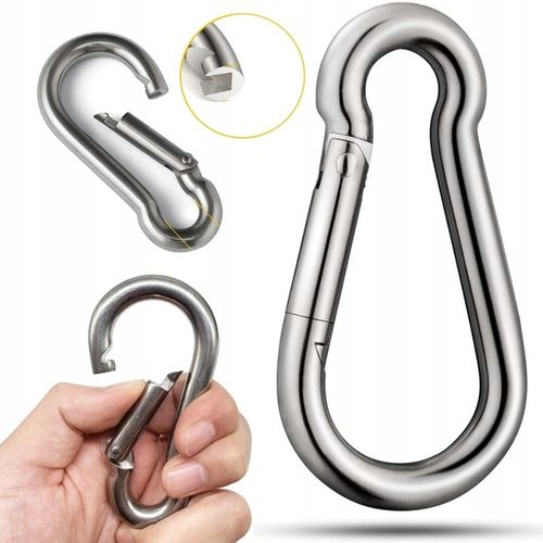 SZNUR UCHWYT DO WYCIĄGU LINA NA TRICEPS MASYWNA I SOLIDNA Z KARABIŃCZYKIEM na Arena.pl