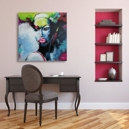 Deco Panel, Portret kobiety 80x80 na Arena.pl