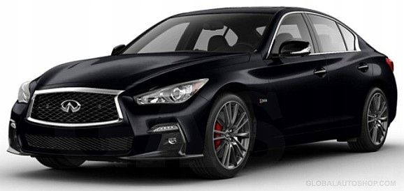 Infiniti Q50 - Chromowane Listwy Grill Chrom Atrapy Zderzaka Tuning zdjęcie 6