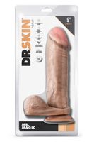 Dr. Skin Mr. Magic 9 Inch Dildo With Balls Beige