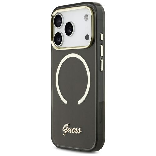 etui guess iml script metal magsafe do   iphone 17 pro czarny na Arena.pl