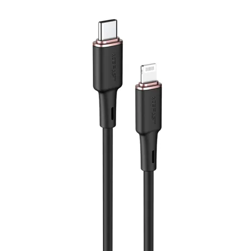 Acefast kabel MFI USB Typ C - Lightning 1,2m, 30W, 3A czarny (C2-01 black) na Arena.pl