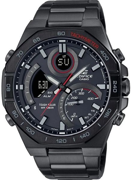 MĘSKI ZEGAREK CASIO EDIFICE PREMIUM ECB-950DC-1AEF CZARNY SOLAR BLUETOOTH zdjęcie 8