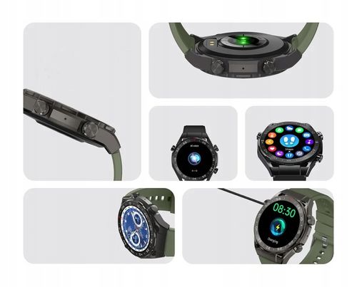 Zegarek męski SMARTWATCH GRAVITY odbieranie połączeń 1.39" wielofunkcyjny na Arena.pl