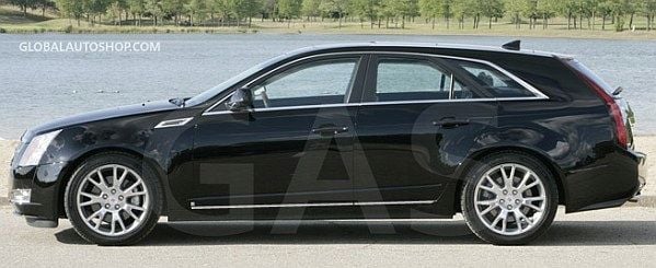 Cadillac CTS Wagon - Listwy CHROM na drzwi boczne dekoracyjne chromowane zdjęcie 1