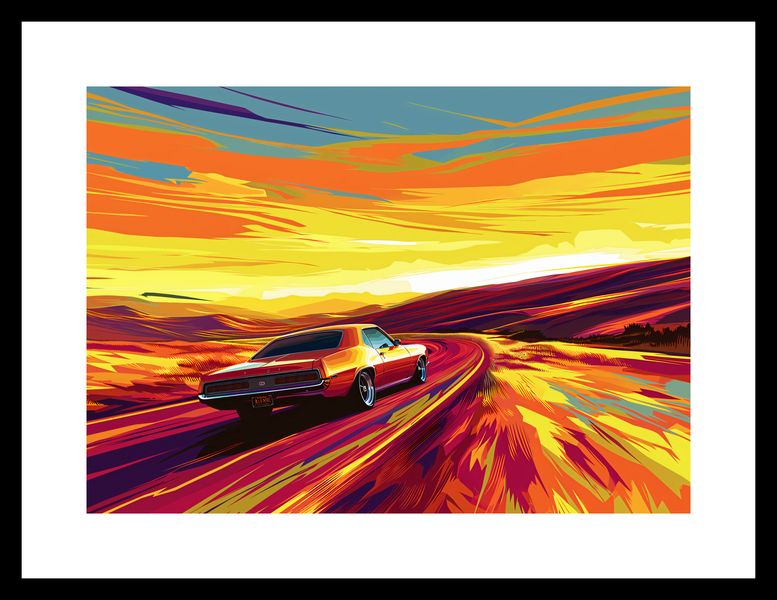 Plakat 29,7x21cm Pędź Przed Siebie zdjęcie 3