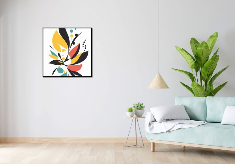 Plakat 70x70cm Radosny Bujak zdjęcie 4