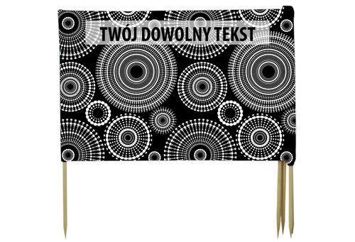 PARAWAN PLAŻOWY Białe koła z indywidualnym  napisem 8 PANELI 11.8 na Arena.pl