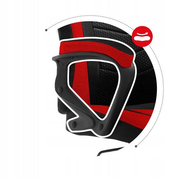 Fotel Gamingowy HUZARO FORCE 2.5 Red Mesh zdjęcie 10