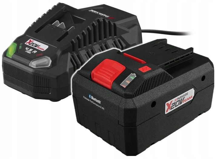 Akumulator Bateria PARKSIDE PERFORMANCE Smart 8Ah 20V PAPS 208 A1 zdjęcie 6