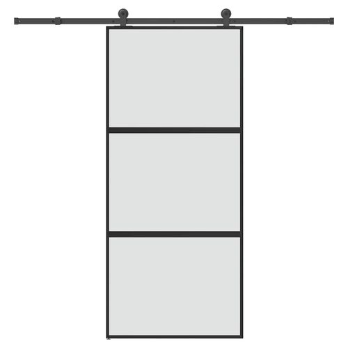 Drzwi przesuwne z zestawem okuć Szkło hartowane i aluminium na Arena.pl