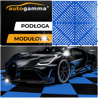 Podłoga moduł Płytki puzzle 40x40 Garaż Auto Posadzka Warsztat Niebieski