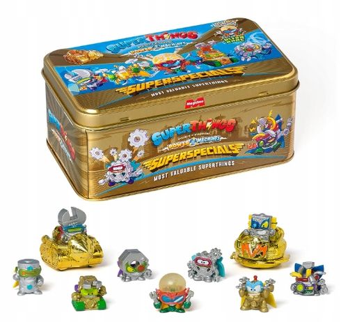 SUPER THINGS Zings POWER MACHINES SERIA 7 ZŁOTA PUSZKA Figurka Doktor Volt na Arena.pl