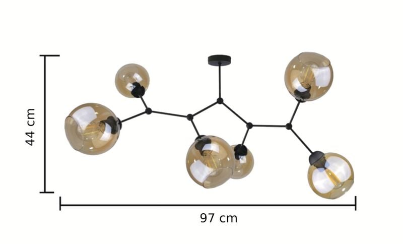 OP. OŚW. 6 PŁ. ACRO BLACK/HONEY zdjęcie 2