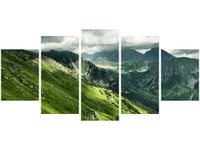 70CM 150CM OBRAZ 5 ELEM TATRY ŚCIENNY