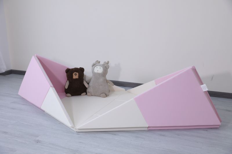 namiot tipi 3w1 - biało-różowy zdjęcie 7