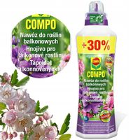 NAWÓZ DO ROŚLIN BALKONOWYCH PELARGONII SURFINII PETUNII PŁYNNY 1,3L COMPO