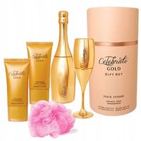 Sellion – zestaw upominkowy kosmetyków Celebrate Gold w pudełku 5el.