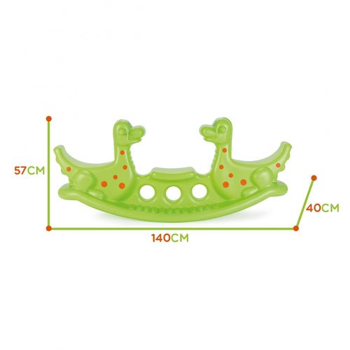 WOOPIE Bujak Wieloosobowy Dino Huśtawka Równoważna Jasno Zielony na Arena.pl