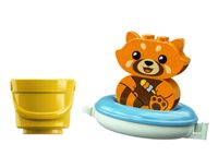 LEGO DUPLO 10964 ZABAWA W KĄPIELI: PŁYWAJĄCA CZERWONA PANDA