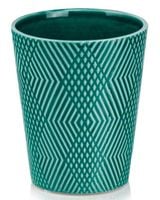 Doniczka ceramiczna osłonka oliwkowa do storczyka