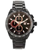 ZEGAREK MĘSKI G. ROSSI - BLUES (zg094g) black/rose + BOX