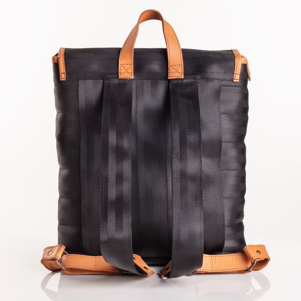 Plecak Uniwersalny Duży Skórzany Wykonany Z Recyklingowych Materiałów Beltimore R28 zdjęcie 5