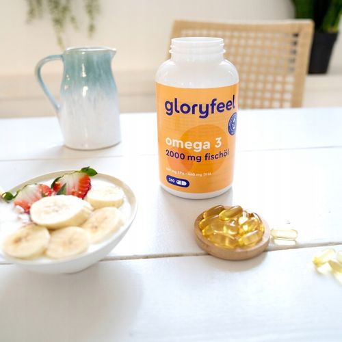 OMEGA 3 DHA EPA W WYSOKICH DAWKACH 2000mg na 260 kapsułek gloryfeel na Arena.pl