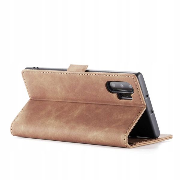Spacecase Wallet Galaxy Note 10+ Light Brown zdjęcie 13